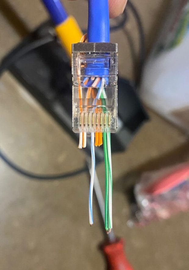 CAS PDII Serial Cable POS Side in RJ45