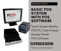 Budget Touch Screen POS System with Software