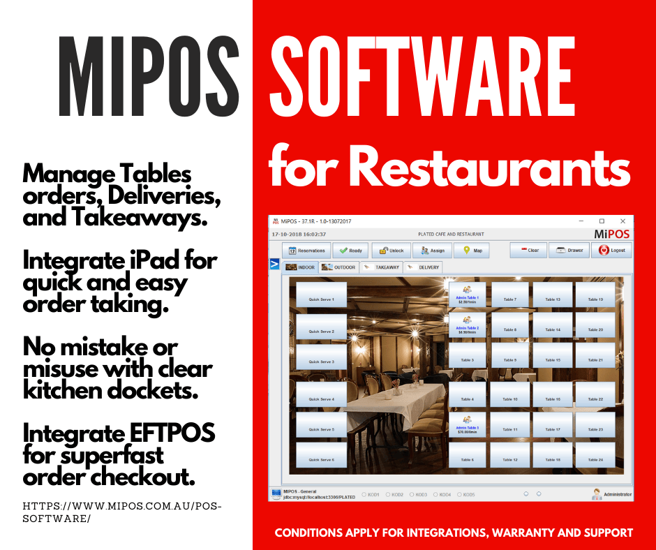 MiPOS Software for Restaurants