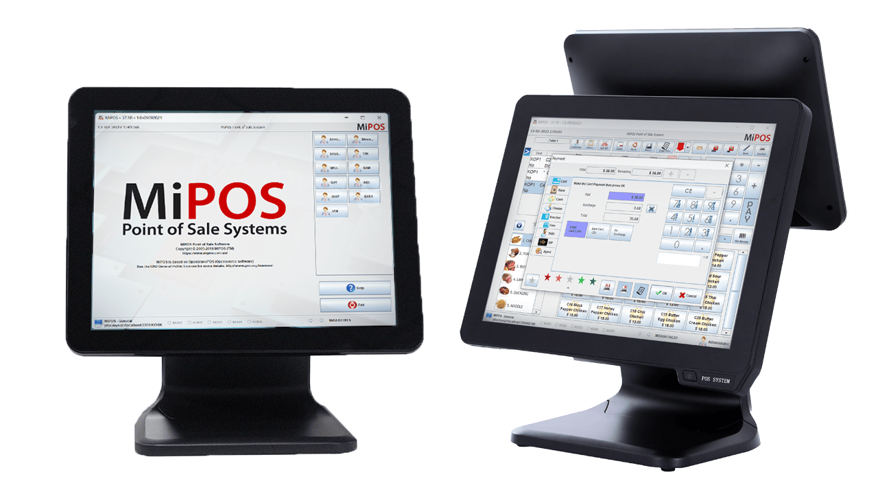 Single screen - Dual screen POS Terminal